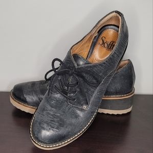 Women's Black Lace Up Dress Shoe by Sofft